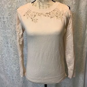 NWT! Topshop Cream Sweater